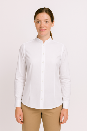 Camisa Cuello Mao mujer